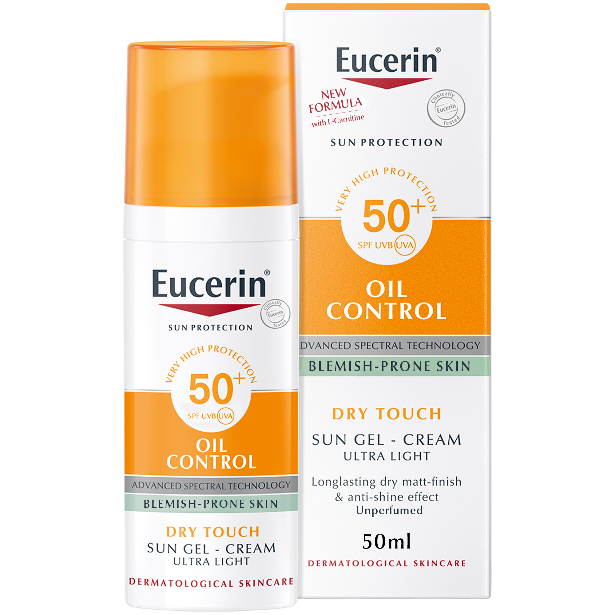 Eucerin Sun Gel-Creme Oil Control Dry Touch (SPF 50+) 50ml